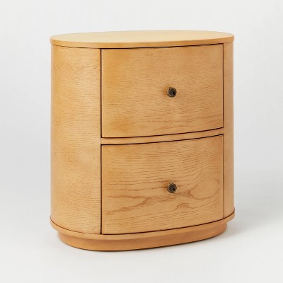 2 Drawer Nightstand Brown Natural Wood - Threshold™ designed with Studio McGee