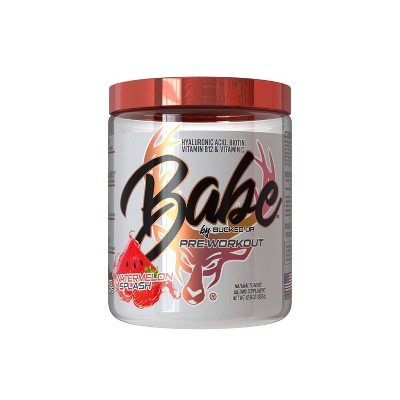 Bucked Up Pre-Workout Supplement Powder - Watermelon Splash - 13.2oz