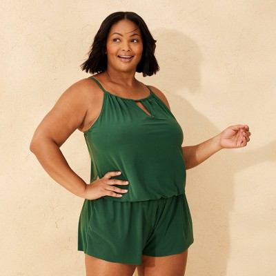 Women's Full Coverage Swim Romper - Shade & Shore™
