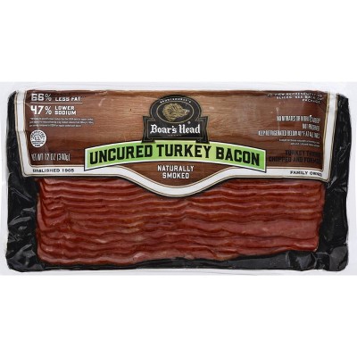Boar's Head Uncured Turkey Bacon - 12oz