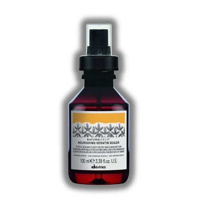 Davines NaturalTech Nourishing Keratin Sealer | distributing evenly with a comb. Follow with styling  (3.38 oz)
