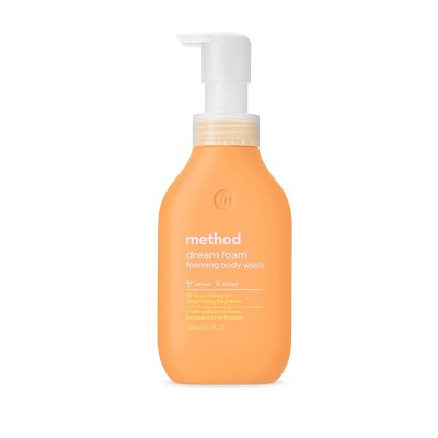 Method Dream Foam Body Wash - Vetiver + Amber - 13.5 fl oz