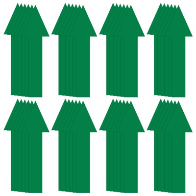 Unique Bargains Self Adhesive Waterproof Office Marking Arrow Sticker 48 Pcs