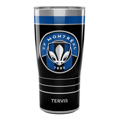 MLS CF Montreal 20oz MVP Stripe Stainless Steel Tumbler