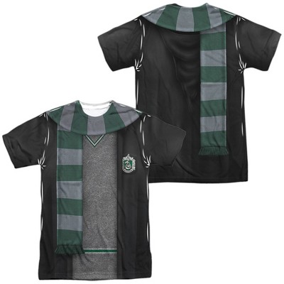 Men's Harry Potter Slytherin Block Scarf Short Sleeve Costume T-Shirt