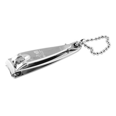 Unique Bargains Stainless Steel Wide Cutter Mini Nail File Curve Tip Fingernail Clippers Silver 1 Pc
