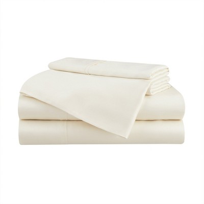 Aston & Arden Tencel Sheet Set (4 Pieces), 2 Pillowcases, 1 Flat Sheet, 1 Fitted Sheet