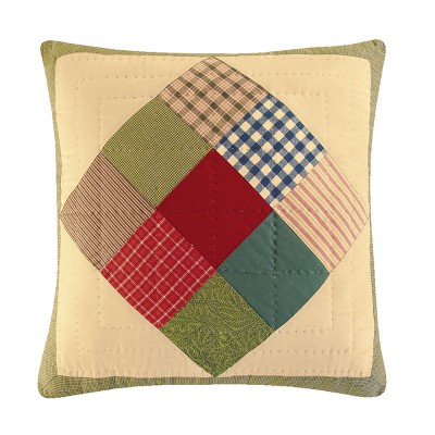 C&F Home Patch Pinecone Quilted Pillow, 18" x 18"