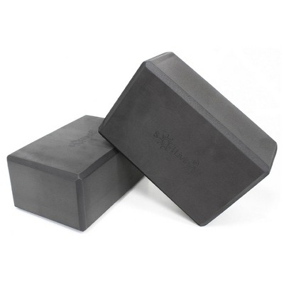 Sol Living Yoga Block Meditation Exercise Equipment for Yoga and Pilates 4" x 6" x 9"