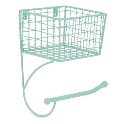 Design Imports Aqua Farmhouse Toilet Paper Holder
