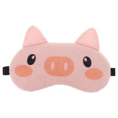 Soft Shy Pig Eyes Sleep Mask Pink 1 Pc