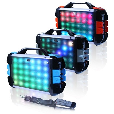 TOPTECH KIK-6 4" Portable Bluetooth Speaker with LED Lights & TWS Sound