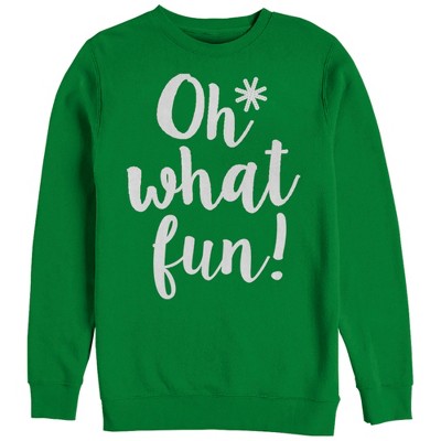 Women's CHIN UP Christmas What Fun Sweatshirt