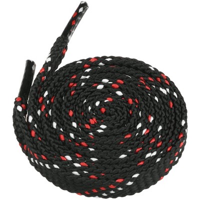 Elerevyo Polka Dots Shoe Laces Flat Shoelaces Double Color Twill Shoe Strings for Casual Sneakers 2 Pairs