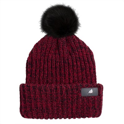 Arctic Gear Adult Acrylic Ribbed Cuff Winter Hat with Pom