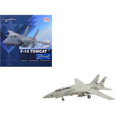 Grumman F-14A Tomcat Fighter Aircraft "USS Nimitz" (1981) US Navy "Air Power Series" 1/72 Diecast Model by Hobby Master