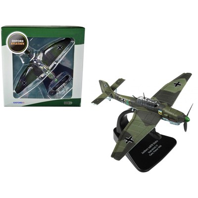 Junkers Ju 87B "Stuka Stab" Dive Bomber Plane III/StG 77 Caen, France (1940) 1/72 Diecast Model Airplane by Oxford Diecast