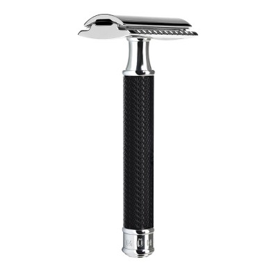 MÜHLE TRADITIONAL Black/Chrome Safety Razor (Closed Comb)