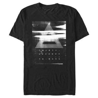 Men's Thirty Seconds to Mars Triad Smear Logo T-Shirt