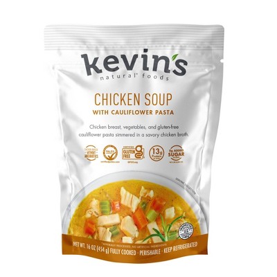 Kevin's Natural Foods Gluten Free Chicken Soup with Cauliflower Pasta - 16oz