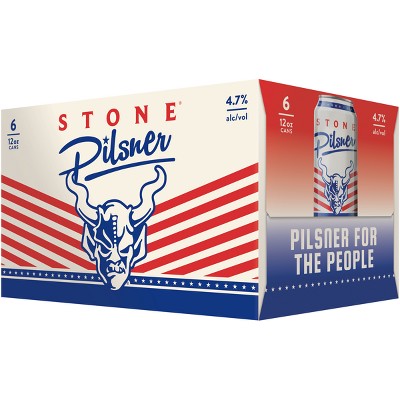 Stone Brewing Pilsner Beer - 6pk/12 fl oz Cans