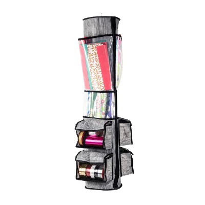Jokari Gift Wrap Organizer: Effortless Storage for 15 Rolls, Bows, Ribbons, and More