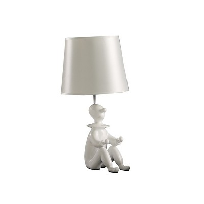 MAYEERTY White Modern Clown Phone Holder Resin for Living Room Bedroom