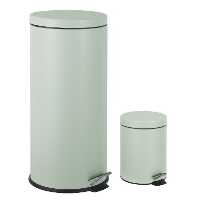 happimess Oscar 8-Gallon Step-Open Trash Can with FREE Mini Trash Can