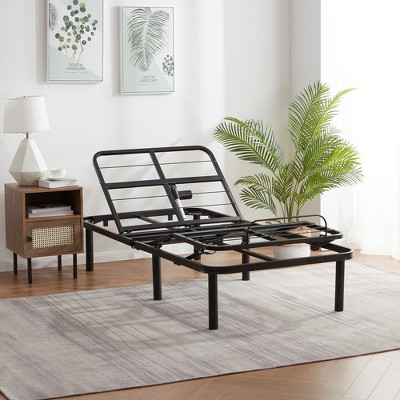Bryt Basic Adjustable Bed Base, Bed Frame with Motorized Head and Foot Incline and Wireless Remote