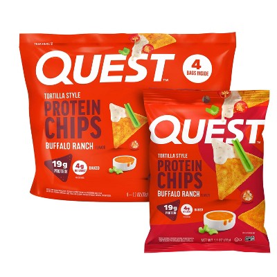 Quest Nutrition Tortilla Style Protein Chips - Buffalo Ranch