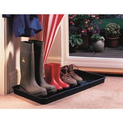 Recycled Polypropylene Boot Tray – Mud Scraping, Drainage & Ventilation Design, 31"L x 16"W x 2"H