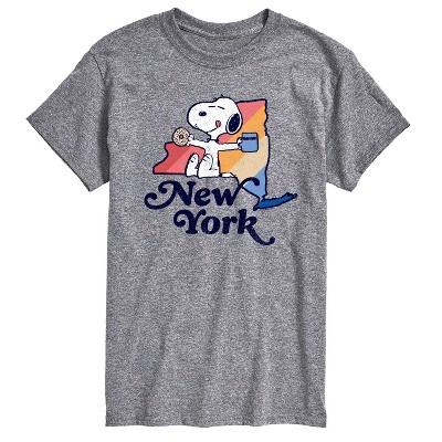 Men's - Peanuts - New York Snoopy Short Sleeve Graphic T-Shirt