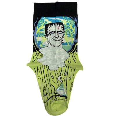 Frankenstein's Monster Socks (Men's Sizes, Adult Large) from the Sock Panda - Great for Halloween