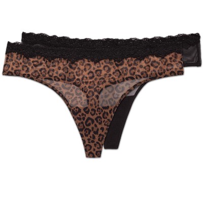 Smart & Sexy Women's Sheer Mesh Thong 4-Pack