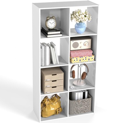 NicBex Stackable 6/8/9 Cube Storage Organizer,Display Bookshelf with Removable Back Panels,Multi-Functional Storage Shelves for Living Room,Bedroom