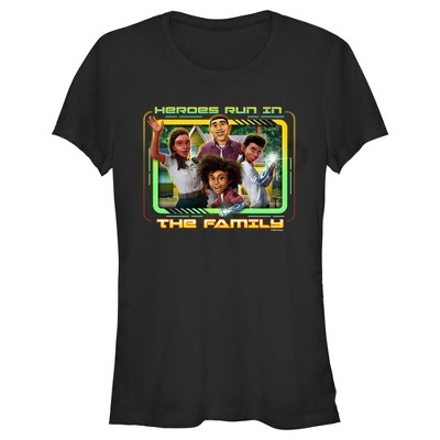 Juniors Womens Transformers: EarthSpark Heroes Run In The Family T-Shirt