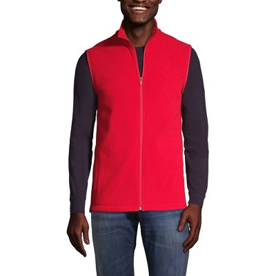 Lands' End Men's Thermacheck 100 Fleece Vest