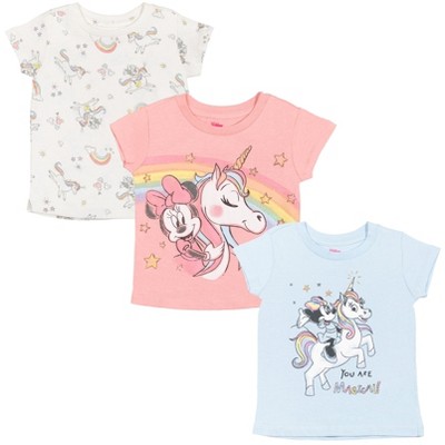 Disney Minnie Mouse 3 Pack T-Shirts Infant