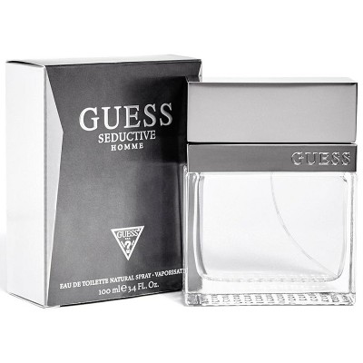 Guess Seductive Homme Men's Perfume, Eau De Toilette EDT Spray, 3.4 Fl. Oz Perfume for Men
