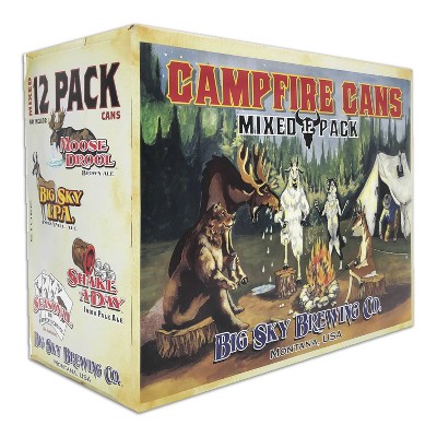 Big Sky Campfire Mixed Beer Pack - 12pk/12 fl oz Cans