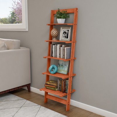 Hastings Home 5-Tier Ladder-Style Bookcase