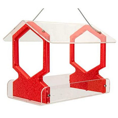 JCS Wildlife Geometric Hanging Bird Feeder Holds 3 Cups