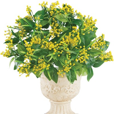 Collections Etc Baby's Breath Bush Set Of 2