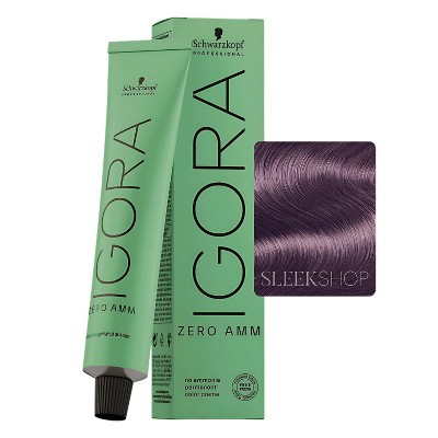 Schwarzkopf Professional Igora Zero AMM Ammonia-Free Permanent Color Creme - Hair Dye Haircolor