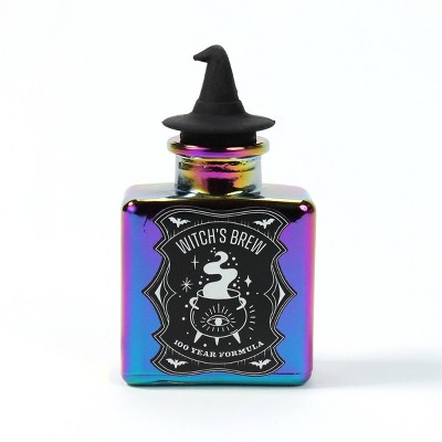 4" Black Hat Potion Bottle Halloween Decorative Prop Black - Bullseye's Playground™