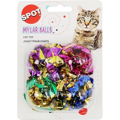 Spot Spotnips Mylar Balls Cat Toys - 4 Pack