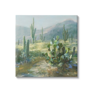 Stupell Industries Desert Cactus Landscape Canvas Wall Art