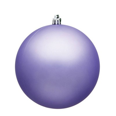 Vickerman 2.4"/24ct Matte Ball Ornament UV Coated Lavender: Shatterproof, Holiday Tree Decor, Indoor/Outdoor Use