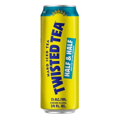 Twisted Tea Half and Half Hard Iced Tea and Lemonade - 24 fl oz Can