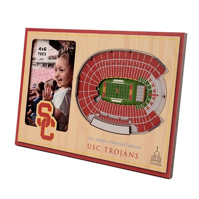 4" x 6" NCAA USC Trojans 3D StadiumViews Picture Frame